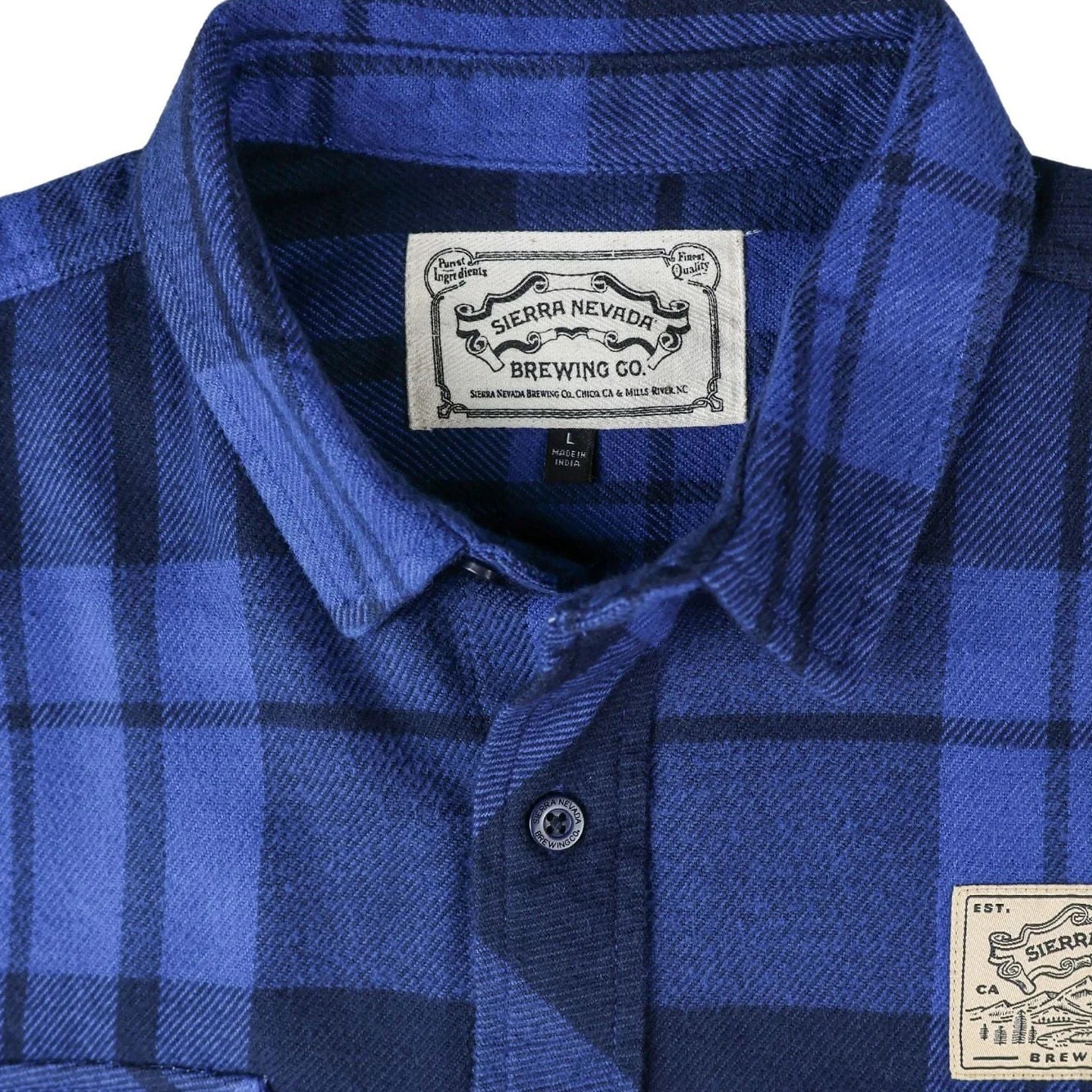 Classic Indigo Plaid Flannel