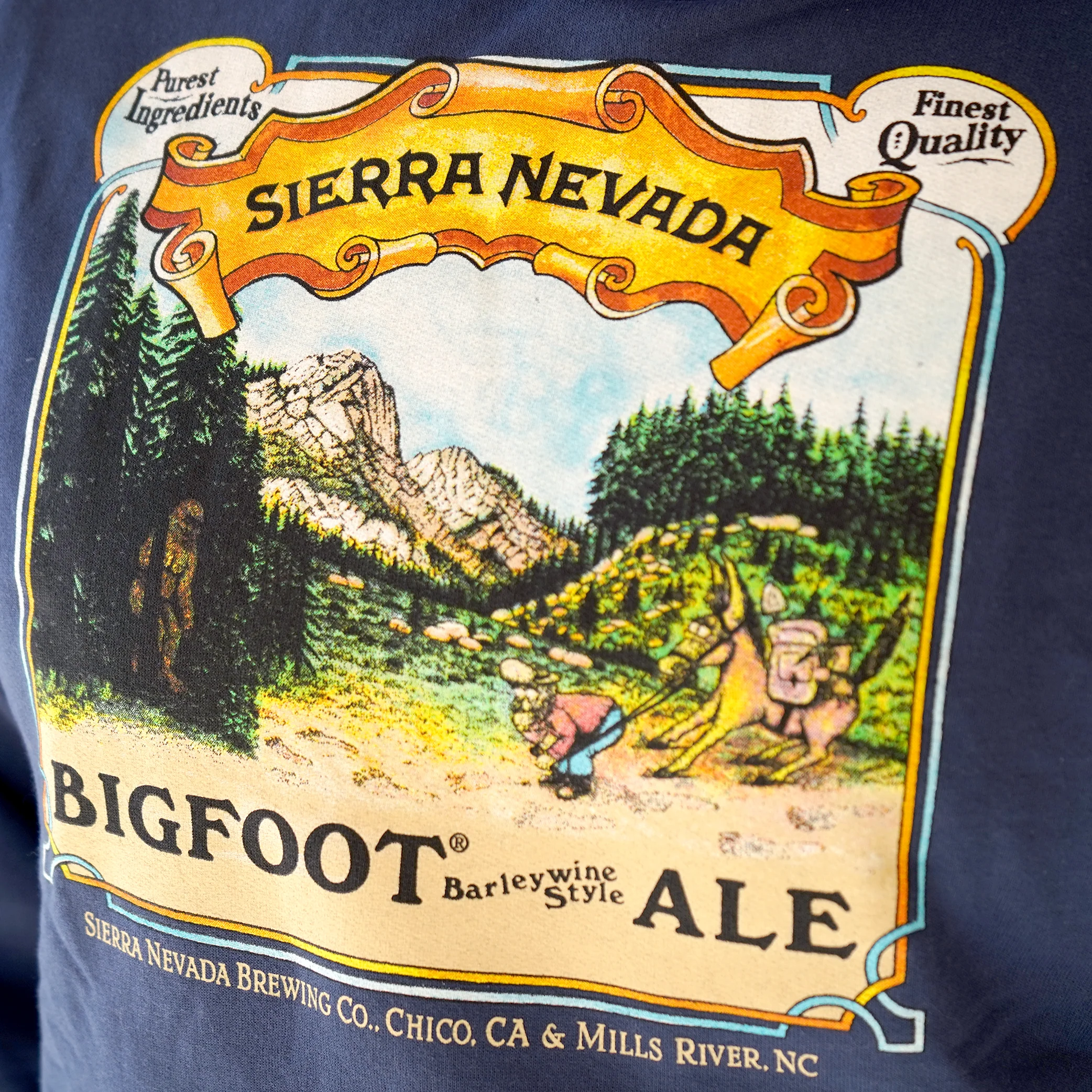Bigfoot Hooded Sweatshirt | Navy