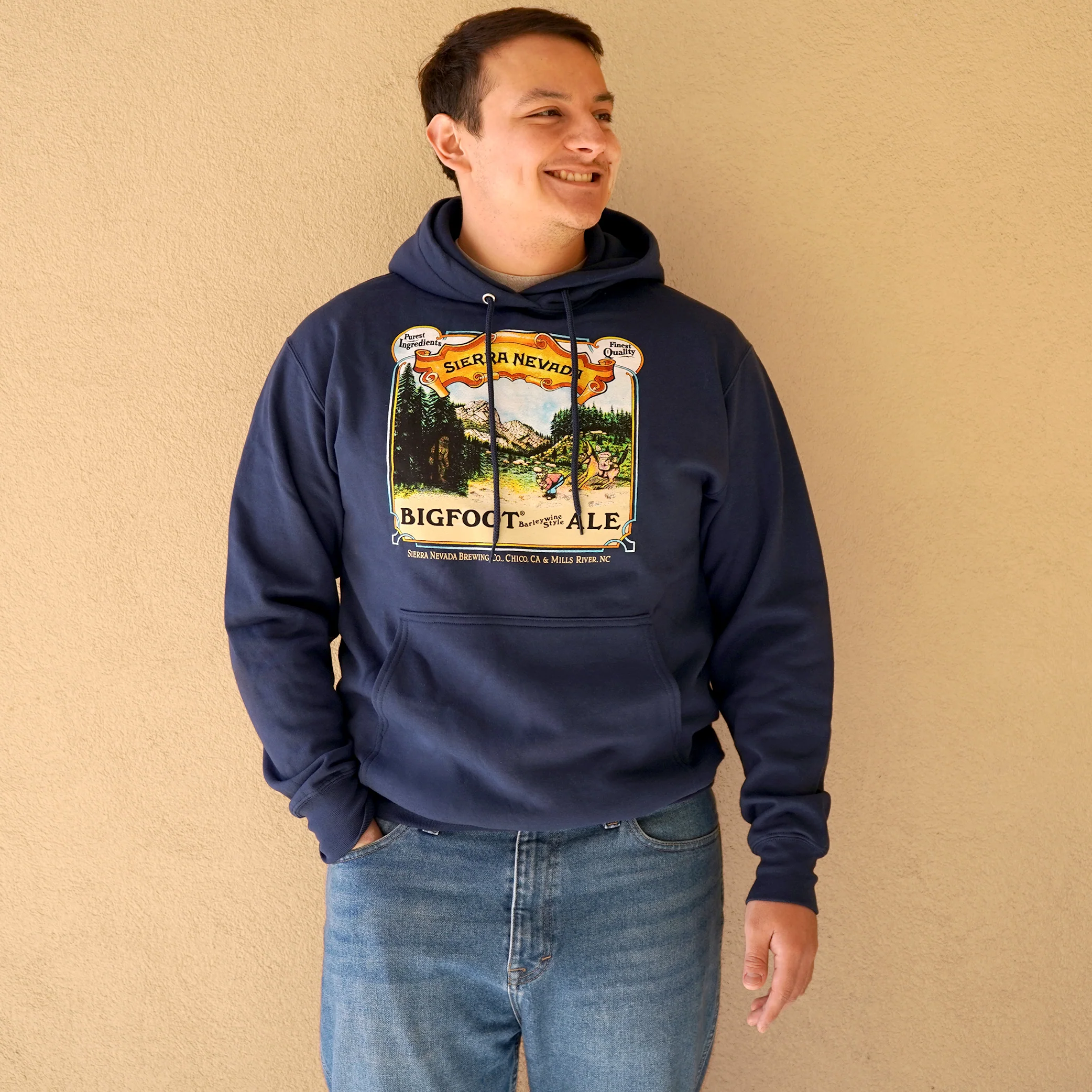 Bigfoot Hooded Sweatshirt | Navy