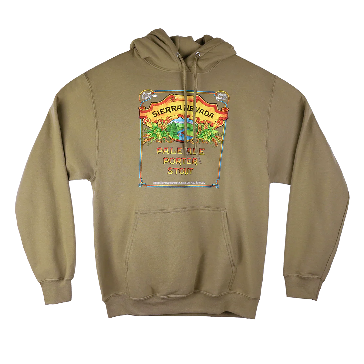 Pale Ale - Porter - Stout Hooded Sweatshirt | Coyote Brown