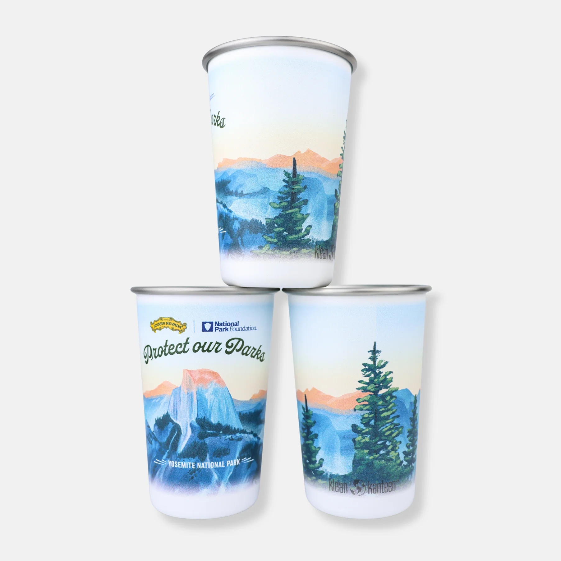Sierra Nevada x National Park Foundation Yosemite National Park Klean Kanteen Pint 4-Pack