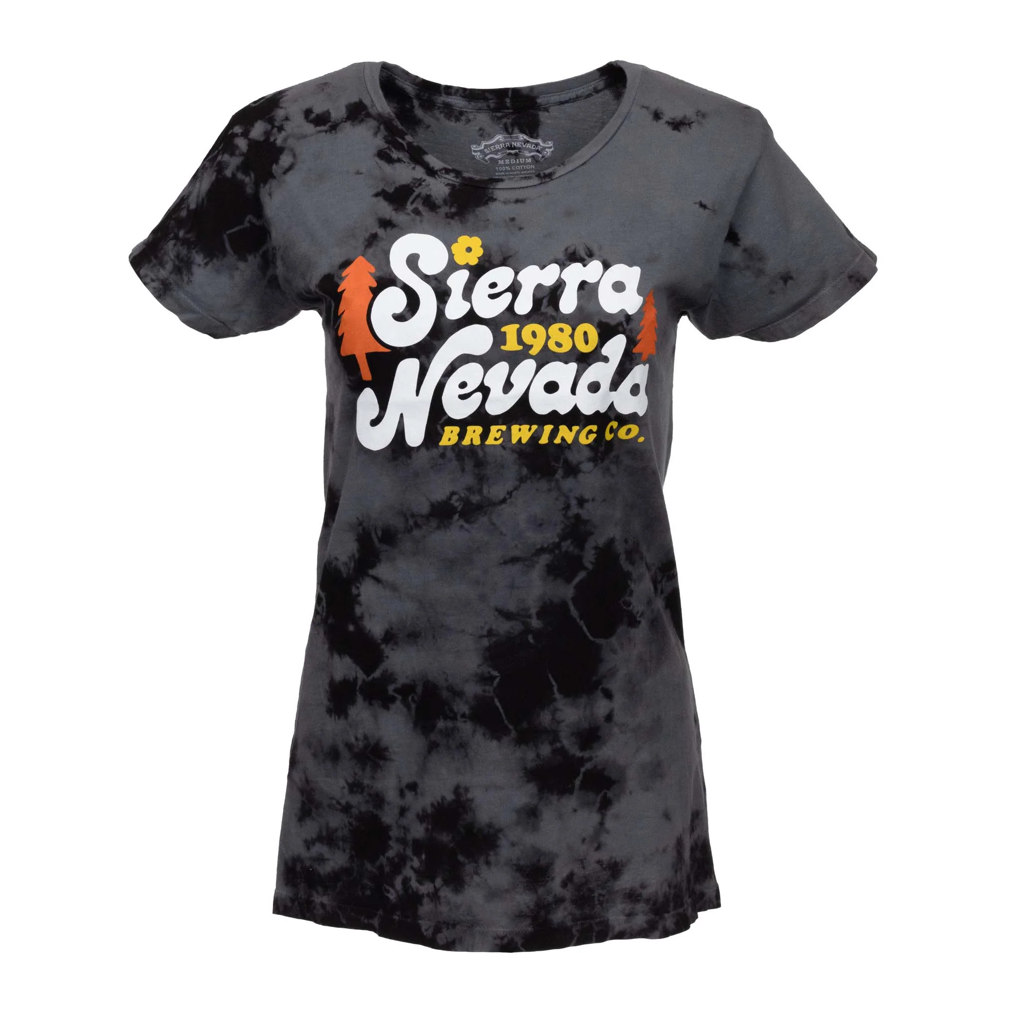 Women's Acid Washed Retro Shirt